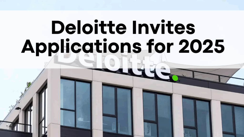 Deloitte Invites Applications for 2025 Data Science Internship—Apply for In-Office Roles