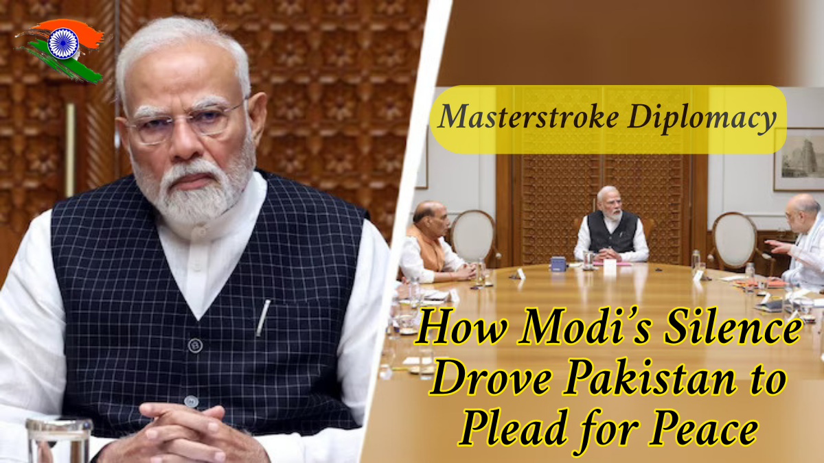 Masterstroke Diplomacy: How Modi’s Silence Drove Pakistan to Plead for Peace