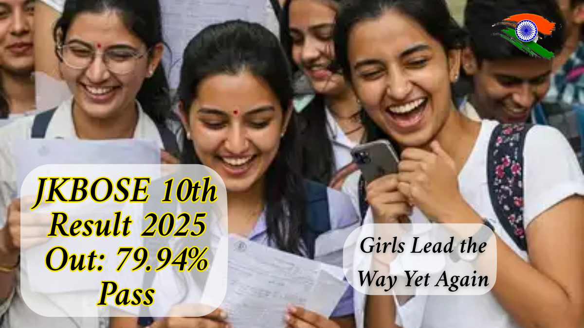 JKBOSE 10th Result 2025 Out: 79.94% Pass, Girls Lead the Way Yet Again
